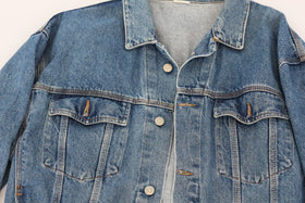 Medium blue typical oversize denim jacket - L - 0