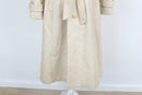 Cream long vintage coat - 14-2