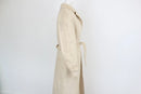 Cream long vintage coat - 14-4