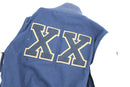 Nike USA letterman jacket with white leather sleeves - M-6