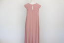 Pastel pink A-line sleeveless maxi dress - L-5