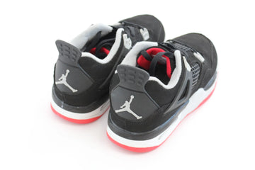 Nike Air Jordan 4 Retro ‘Bred’ Sneakers – Kids Size 2-3 - 0