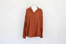 Paramount burnt orange long-sleeved shirt - M-1