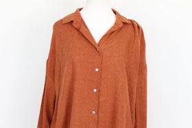 Paramount burnt orange long-sleeved shirt - M - 0