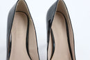 Forever New black pointed patent leather stilettos - 38-3