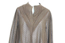 Paramount dark green long-sleeved embroided shirt - S-2