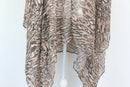 Paramount printed chiffon shirt with beaded collar - XL-3