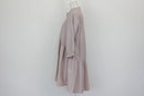 Brown and white stripe shirt dress - 38-4