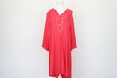 Pink buttoned down dress - M-1