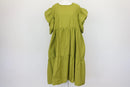 Bright green trapeze style dress - 44-1