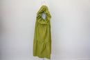 Bright green trapeze style dress - 44-4