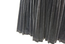 Truworths black velour long sleeve pleated dress-5