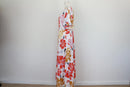 Shein white dress with bright floral print - XL-4
