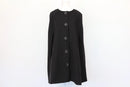 Truworths black poncho-style coat-1