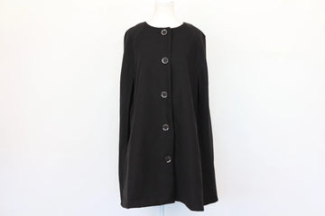 Truworths Black Poncho-Style Coat – Oversized | New with Tags
