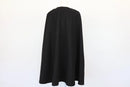 Truworths black poncho-style coat-3