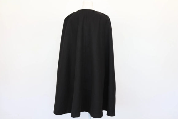 Truworths black poncho-style coat