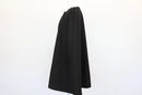 Truworths black poncho-style coat-4