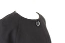Truworths black poncho-style coat-6
