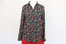 Top Shop navy and floral shirt - 8-2