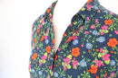 Top Shop navy and floral shirt - 8-6