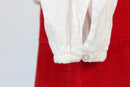 Cream long sleeve blouse with collar - 36-5