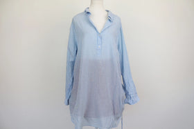 H&M maternity blue and white shirt - XL - 0