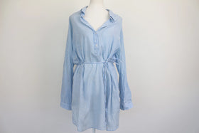 H&M maternity blue and white shirt - XL