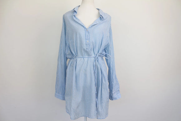 H&M maternity blue and white shirt - XL