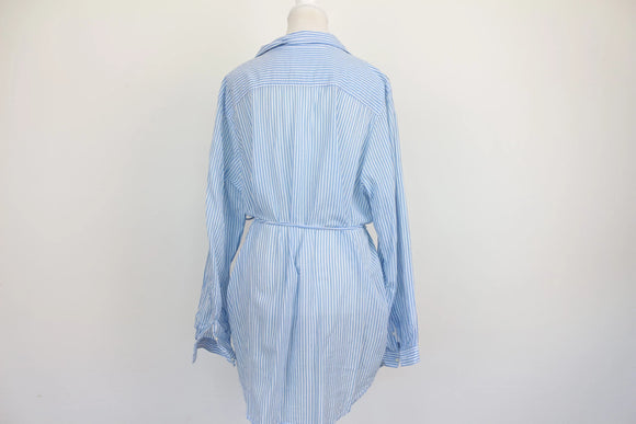 H&M maternity blue and white shirt - XL