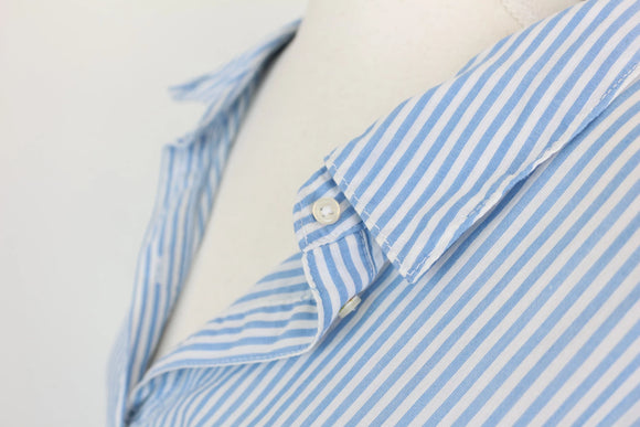 H&M maternity blue and white shirt - XL