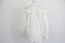 H&M white puff-sleeve shirt - S-3