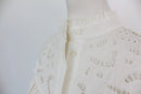 H&M white puff-sleeve shirt - S-6