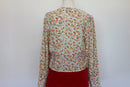 Vera Moda vintage long sleeve embroided blouse - S-3