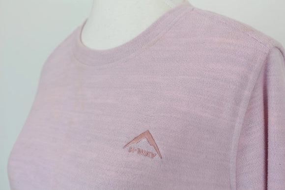 K-Way pink fleece long-sleeve top - M