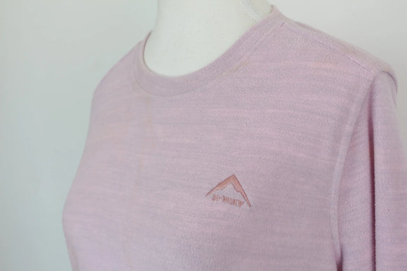 K-Way pink fleece long-sleeve top - M