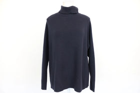 Vera Moda navy blue polar neck jersey - XS