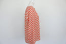 Banana Republic orange and cream long sleeve blouse - XS-2