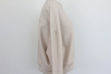 Truworths LTD Stone Beige Crew Neck Cropped Sweatshirt - 0