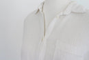 H&m white crinkled shirt - 36-4
