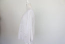 White cotton embroided blouse - S-4