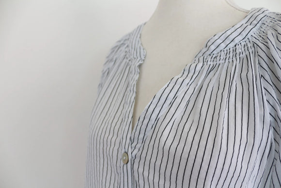 Target white and black stripe cotton shirt - 12