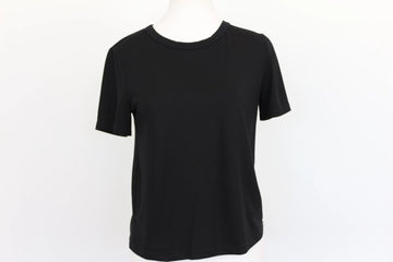 Zara Black Crew Neck Short-Sleeve T-Shirt – S