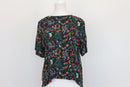H&M navy and floral shirt - 8-1