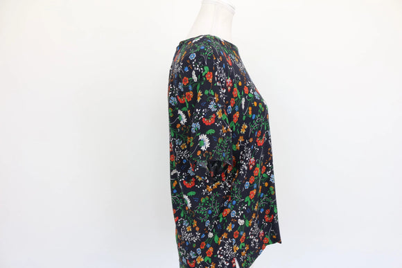 H&M navy and floral shirt - 8