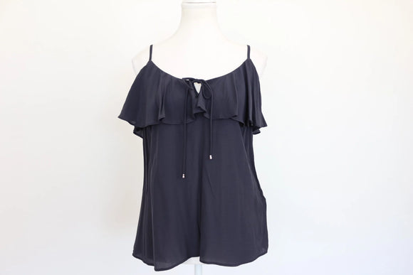 Forever New navy blue strappy top - 36