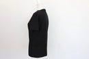 Black T-shirt with hanger emblem - S-4