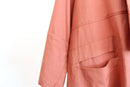 Sitting Pretty brunt orange linen blazer style jacket - S-6