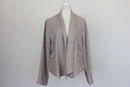 Linen Feel stone blazor - S-1