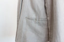Linen Feel stone blazor - S-5